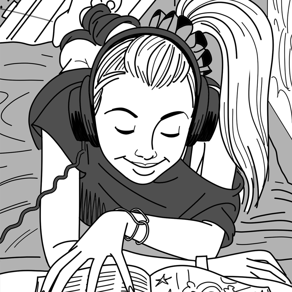 Michelle Headshots MAURICE AND THE METAL - COMIC - MICHELLE