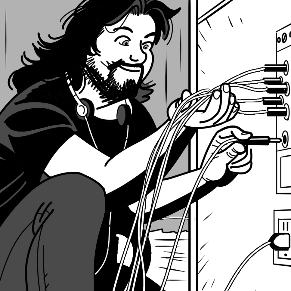 Russell Headshots MAURICE AND THE METAL - COMIC - RUSSELL