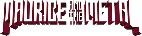 MAURICE AND THE METAL - COMIC - LOGO